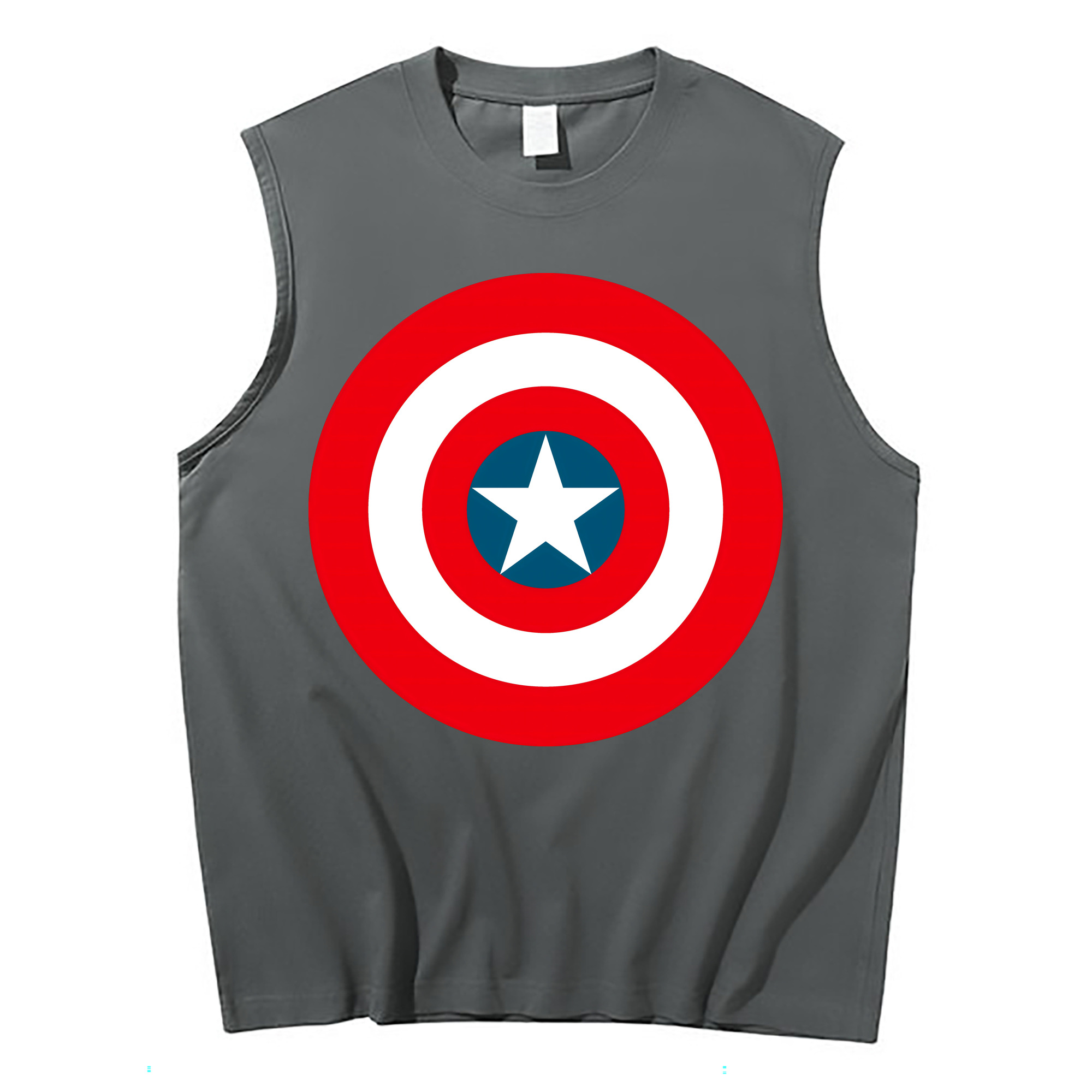 （画像用） アベンジャーズ The Avengers コットン100％タンクトップ（フロントプリント）